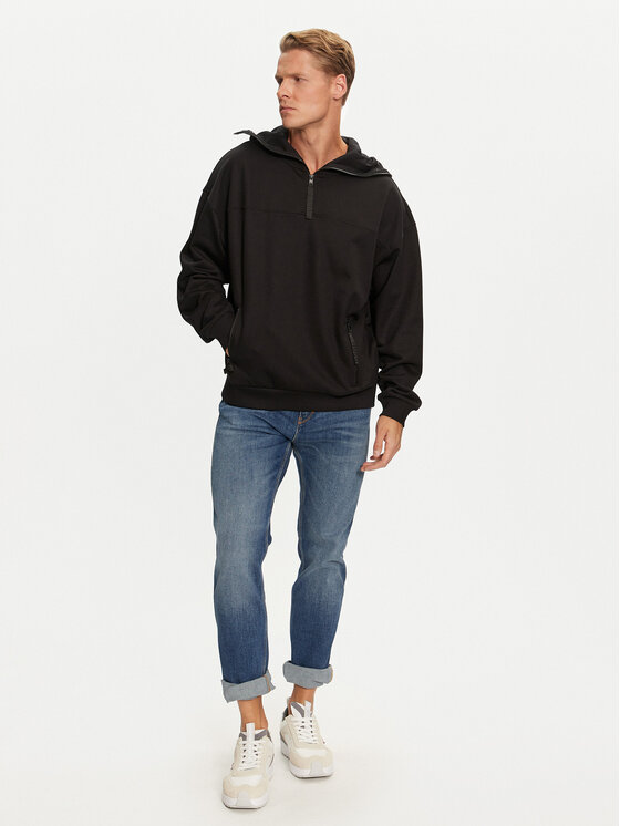 HUGO Hugo Sweatshirt Dilacktech 50521792 Schwarz Regular Fit
