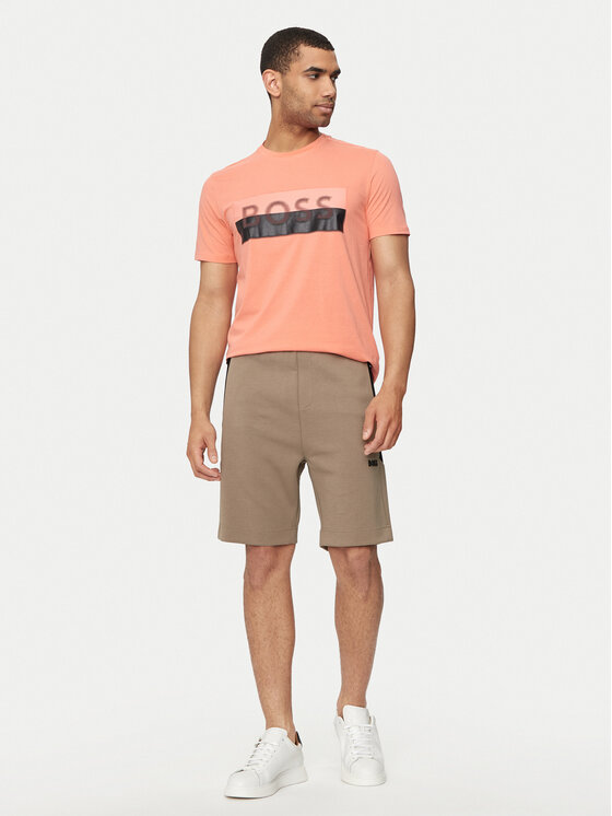 BOSS BOSS T-Shirt Tee 9 50512998 Orange Regular Fit