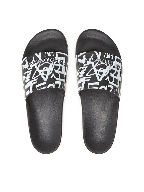 EA7 Emporio Armani EA7 Emporio Armani Şlapi 7X000108 AF15118 MC136 Negru