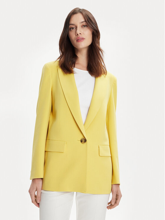 Marella Marella Giacca da abito Estella 2413041131 Giallo Oversize