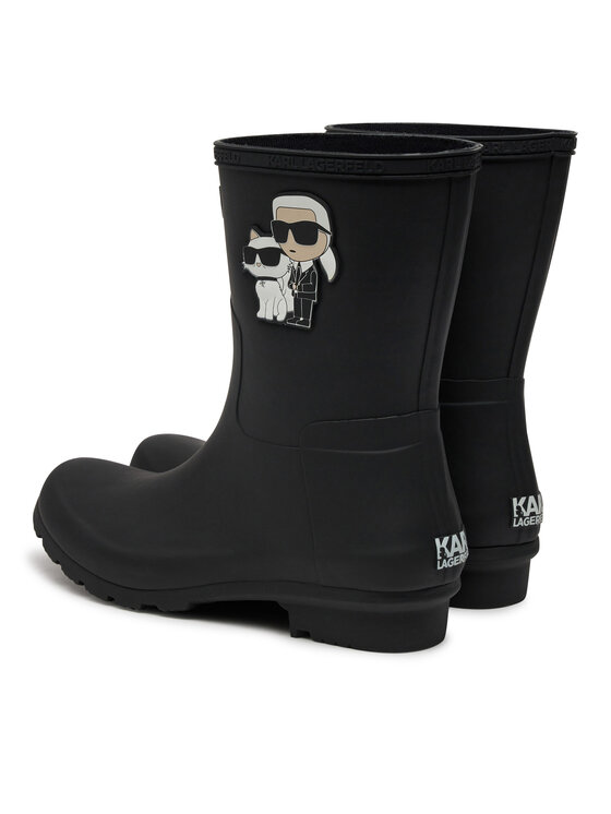 KARL LAGERFELD KARL LAGERFELD Γαλότσες KL47073T Μαύρο