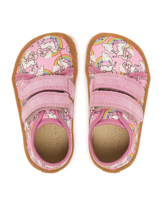 Froddo Froddo Bačkory Barefoot Canvas G1700440-12 M Růžová