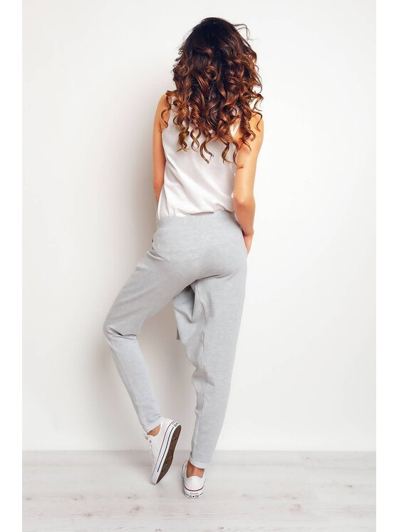 Infinite You Infinite You Dámské kalhoty M092 Šedá Basic Fit