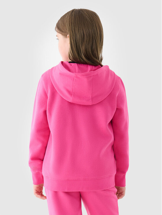 4F 4F Bluza BASIC_ Różowy Regular Fit