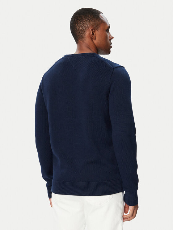 Tommy Hilfiger Tommy Hilfiger Sweter MW0MW44816 Granatowy Regular Fit