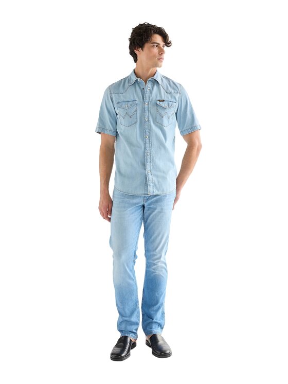 Wrangler Wrangler Jeansy 112378689 Niebieski Regular Fit