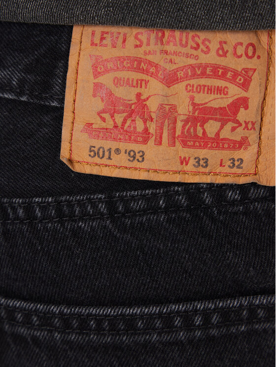Levi's® Levi's® Jeansy 501® '93 79830-0339 Czarny Straight Fit