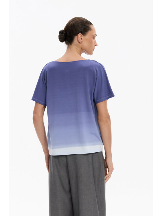 Deni Cler Milano Deni Cler Milano T-Shirt T-DC-T251-F5-20-50-1 Niebieski Regular Fit
