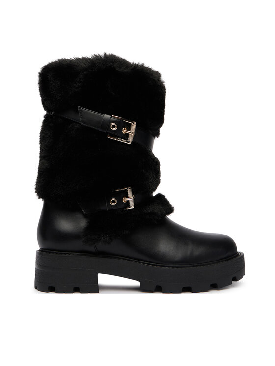 Guess Guess Ботильйони FLFYAF FUR10 Чорний