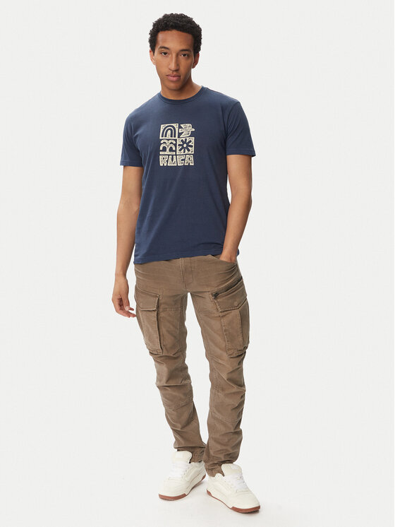 RVCA RVCA T-Shirt Mosaic 23A351543 Zielony Regular Fit