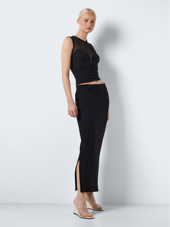 Noisy May Noisy May Maksi svārki Maya 27027283 Melns Slim Fit