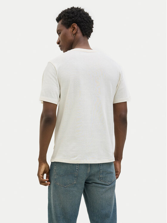 Jack & Jones Jack & Jones Tričko Almeria 12276962 Béžová Regular Fit