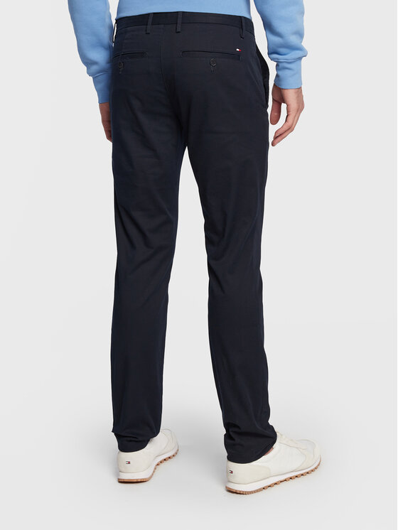 Tommy Hilfiger Tommy Hilfiger Pantaloni chino Core Bleecker MW0MW28883 Bleumarin Slim Fit