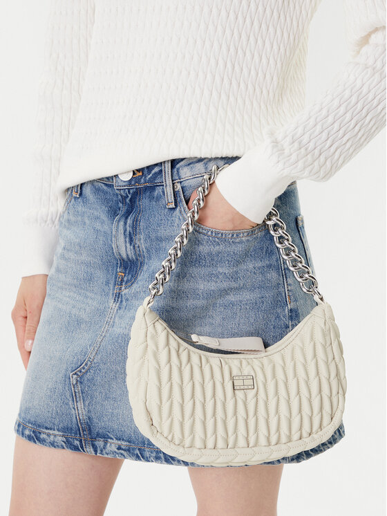 Tommy Jeans Tommy Jeans Torbica AW0AW17302 ACG Écru