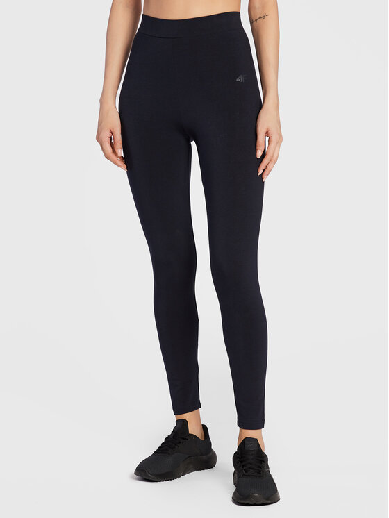 4F 4F Leggings H4Z22-LEG350 Blu scuro Slim Fit