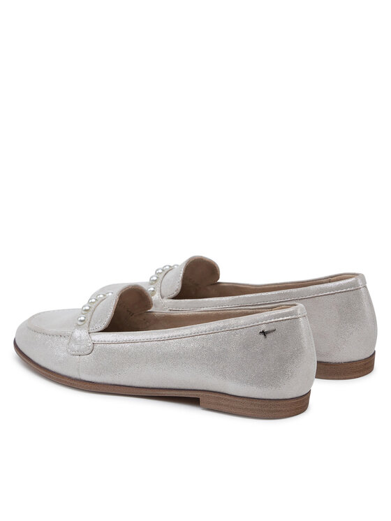 Tamaris Tamaris Loafersy 1-24220-44 Stříbrná