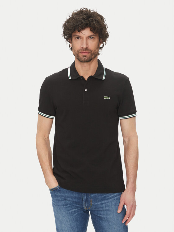 Lacoste Lacoste Polo marškinėliai PH9875 Juoda Regular Fit