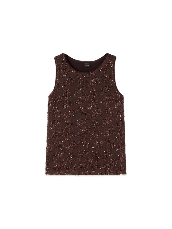 Oltre Oltre Blusa 2092J000873N032 Marrone Regular Fit