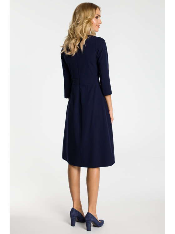 Made of Emotion Made of Emotion Abito da cocktail M335 Blu scuro A-Line Fit