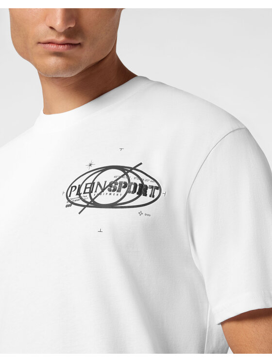 Plein Sport Plein Sport T-Shirt 23105 Biały Regular Fit