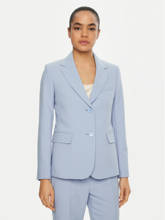 Weekend Max Mara Weekend Max Mara Giacca da abito Uva 2515041041 Celeste Slim Fit