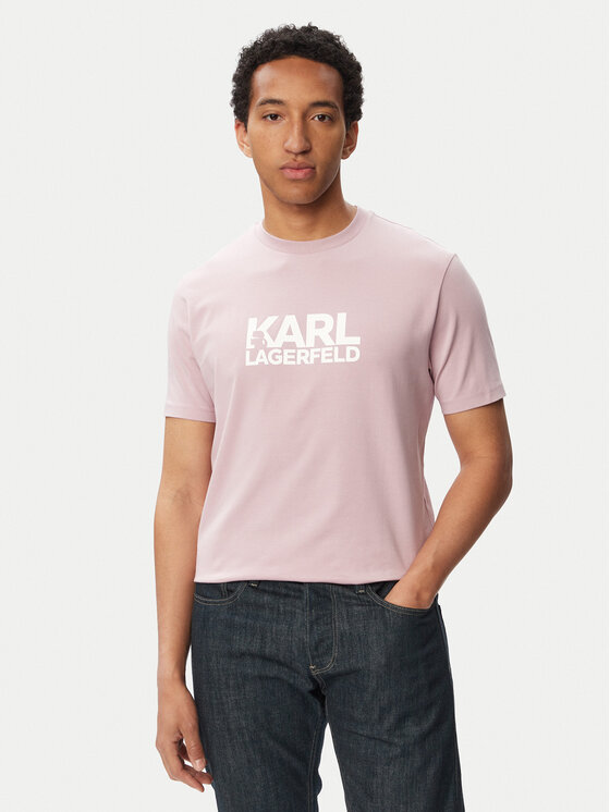 KARL LAGERFELD Tricou 755780 563235 Roz Regular Fit