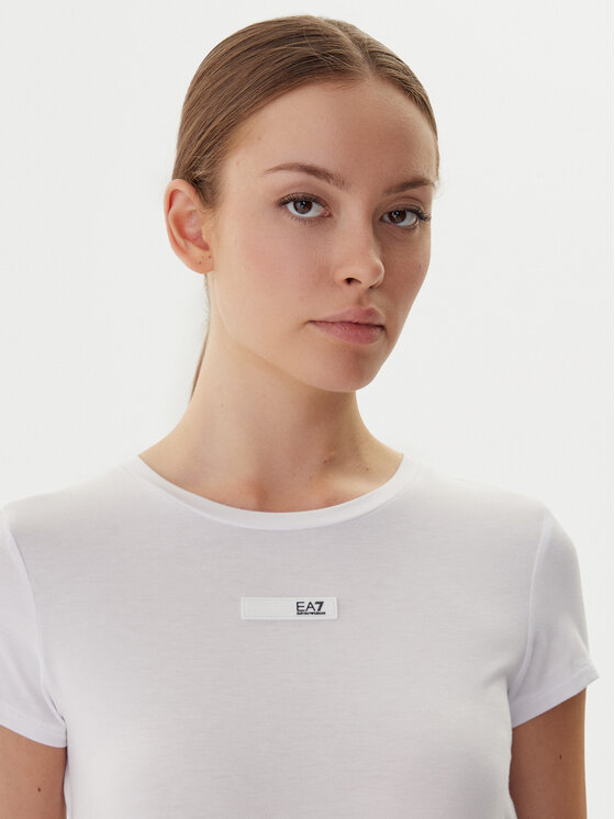 EA7 Emporio Armani EA7 Emporio Armani T-shirt 7W000673 AF12945 U0002 Bijela Slim Fit