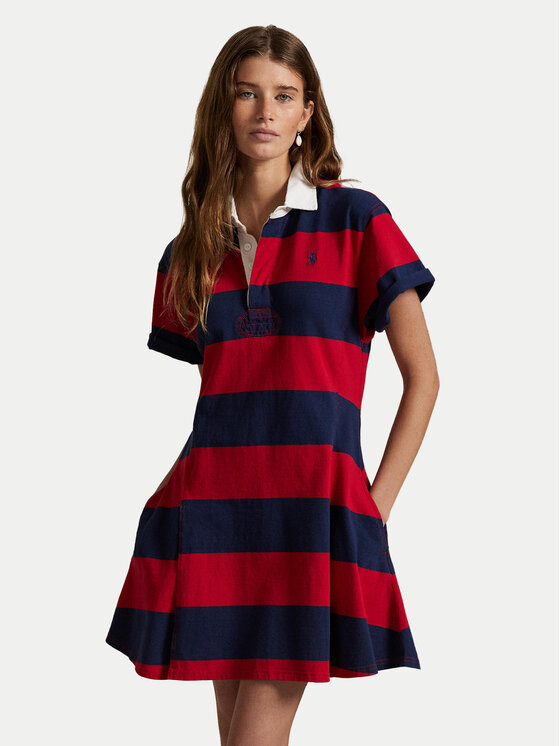 Polo Ralph Lauren Polo Ralph Lauren Rochie de zi 211971761001 Roșu Regular Fit