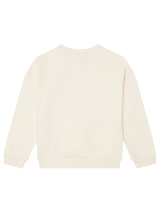Guess Guess Majica dugih rukava J5BQ04 KAV34 Écru Relaxed Fit