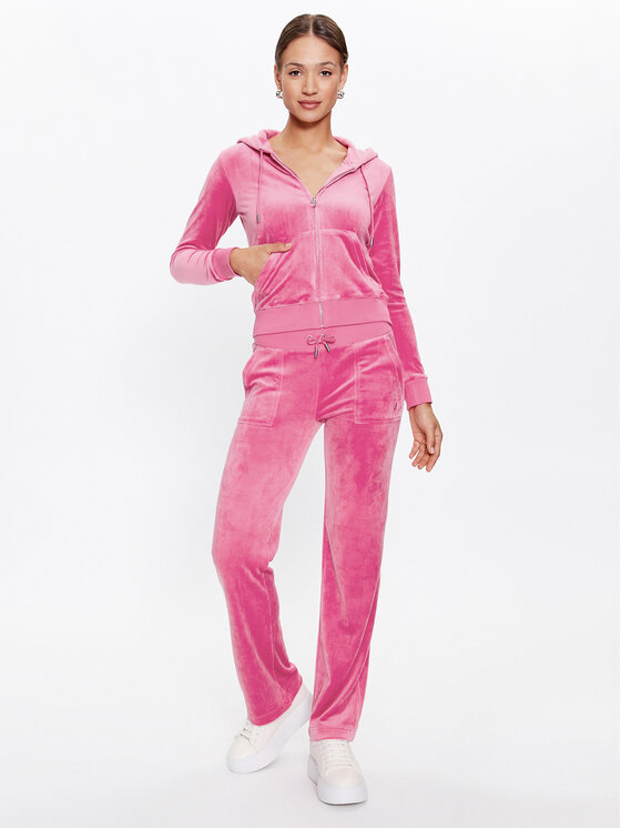 Juicy Couture Juicy Couture Спортивні штани Del Ry JCAP180 Рожевий Regular Fit