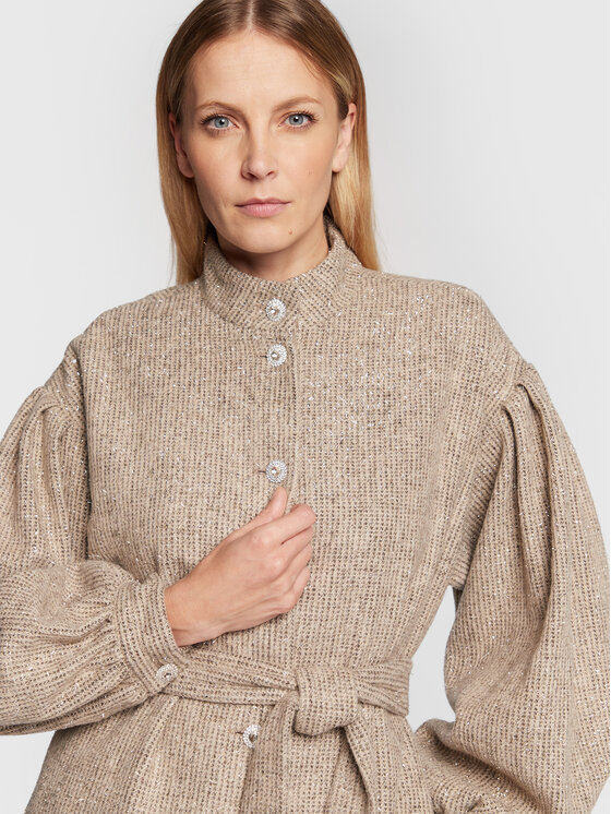 Bruuns Bazaar Bruuns Bazaar Demisezoninė striukė Bergenia Maddi BBW3157 Smėlio Relaxed Fit