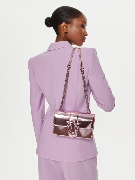 PINKO PINKO Torebka Love One Mini Cl PE 24 PLTT 100059 A1JD Fioletowy