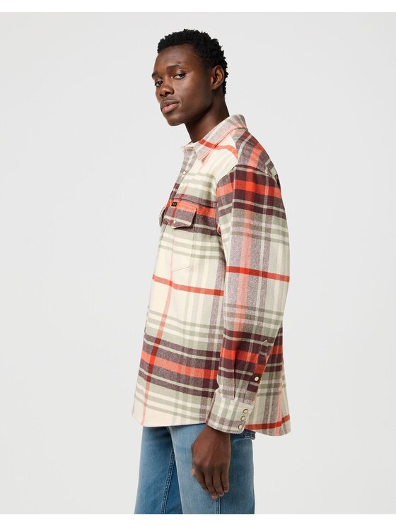 Wrangler Wrangler Koszula WESTERN SHIRT Kolorowy Relaxed Fit