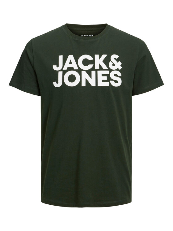 Jack & Jones Jack & Jones Tričko Corp 12151955 Zelená Standard Fit