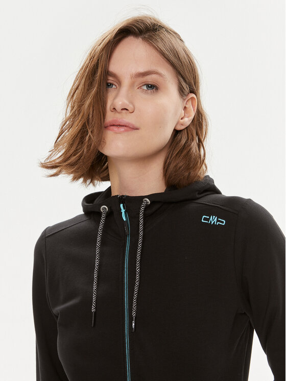 CMP CMP Світшот 32D8016 Чорний Regular Fit