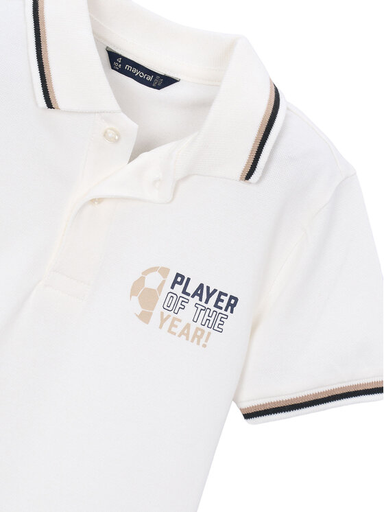 Mayoral Mayoral Polo 3108 Bianco Regular Fit