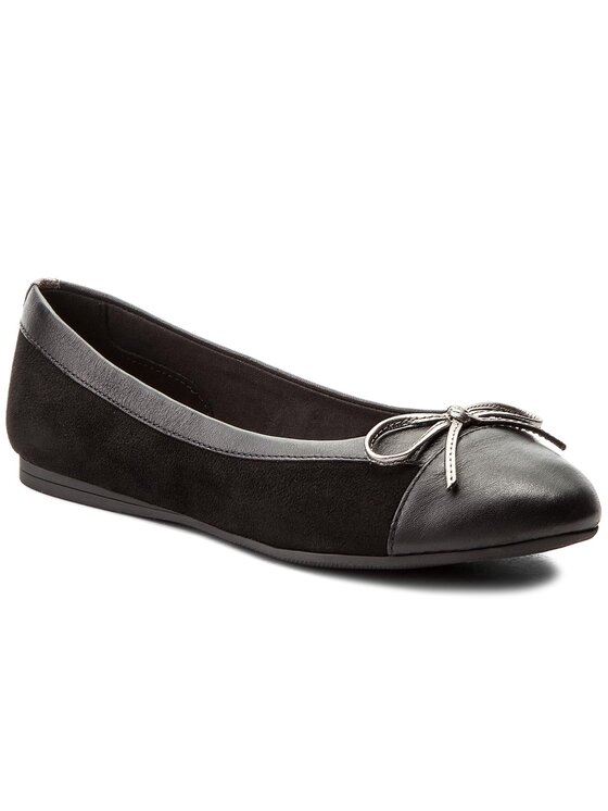 Tommy Hilfiger Tommy Hilfiger Ballerine Basic Kid Suede Ballerina FW0FW02541 Nero