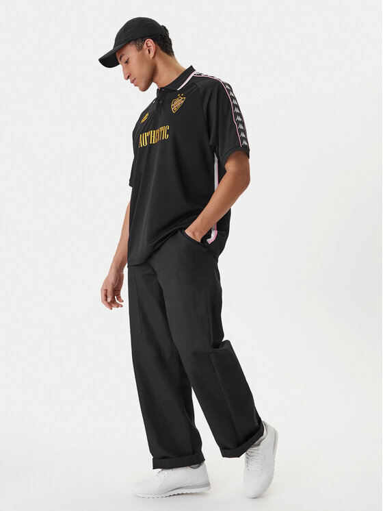 Kappa Kappa Treniņkrekls Banda Stafen 38254UW Melns Comfort Fit