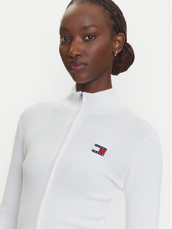 Tommy Jeans Tommy Jeans Кардиган DW0DW20967 Білий Slim Fit