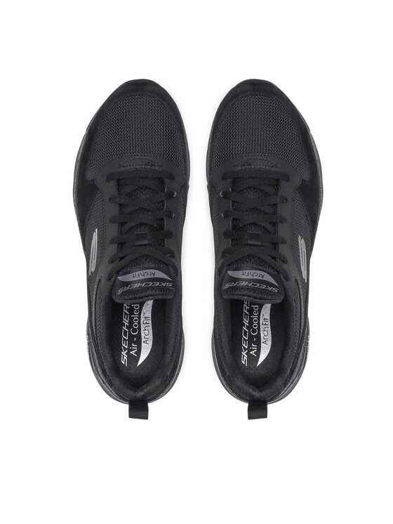 Skechers Skechers Sneakersy Servitica 232101/BBK Czarny