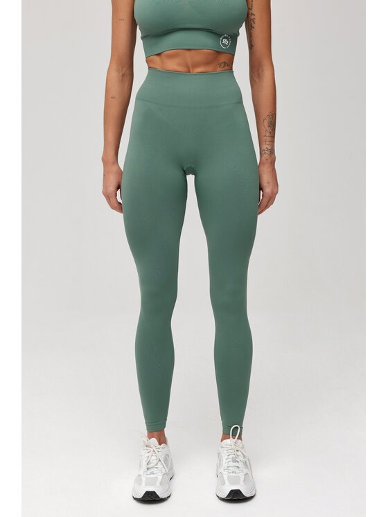 ROUGH RADICAL ROUGH RADICAL Legginsy SEAMLESS CLASSIC Zielony Slim Fit