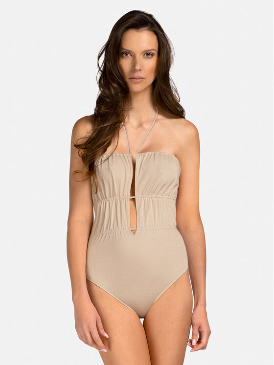 Miss Lou Miss Lou Costume da bagno J-LG1-E Écru