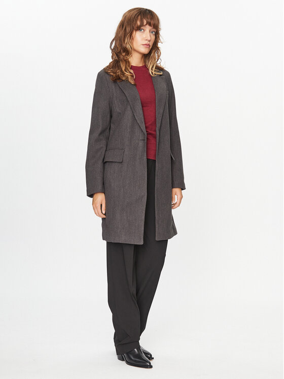 ONLY ONLY Átmeneti kabát Nancy 15292832 Szürke Regular Fit