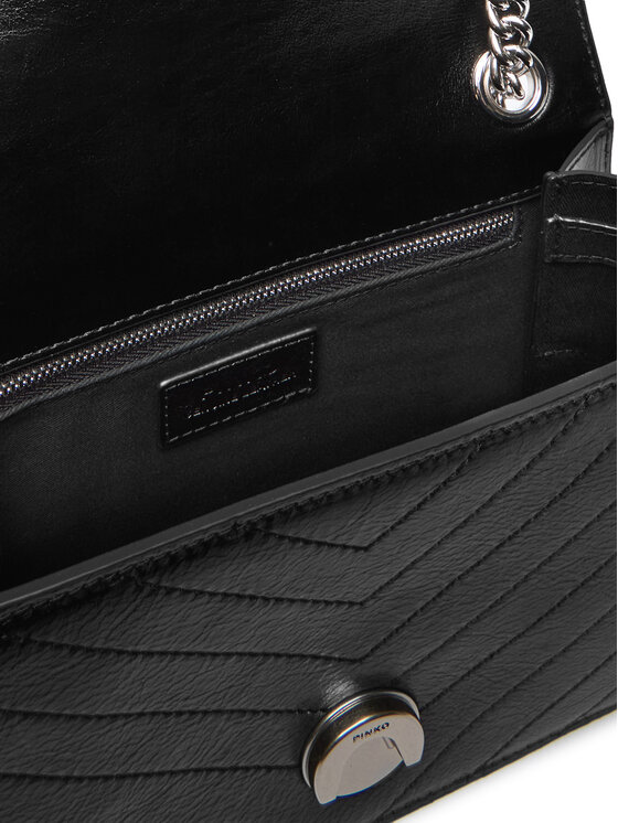 PINKO PINKO Handtasche Love One Light Mini Al 25-26 PLTT 106173 A2JC Schwarz