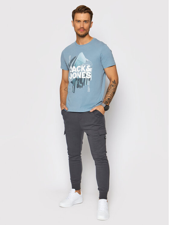 T-shirt York 12194070 Blu Regular Fit