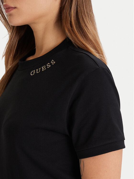 Guess Guess T-Shirt V5BI12 K8FQ4 Schwarz Regular Fit