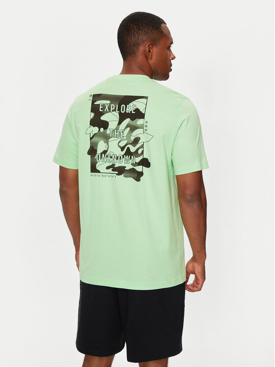 adidas adidas T-Shirt City Escape Graphic IN6237 Πράσινο Regular Fit