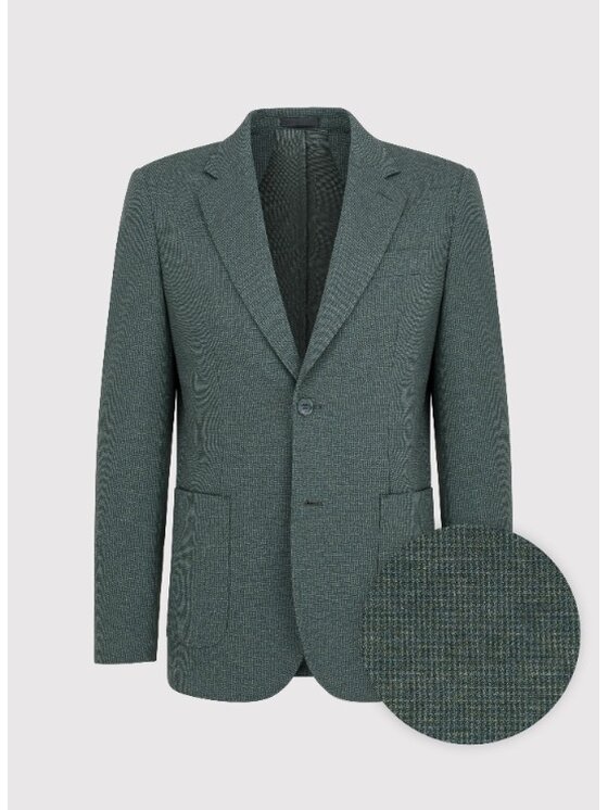 Pako Lorente Pako Lorente Marynarka P24WF-3X-010 Zielony Slim Fit