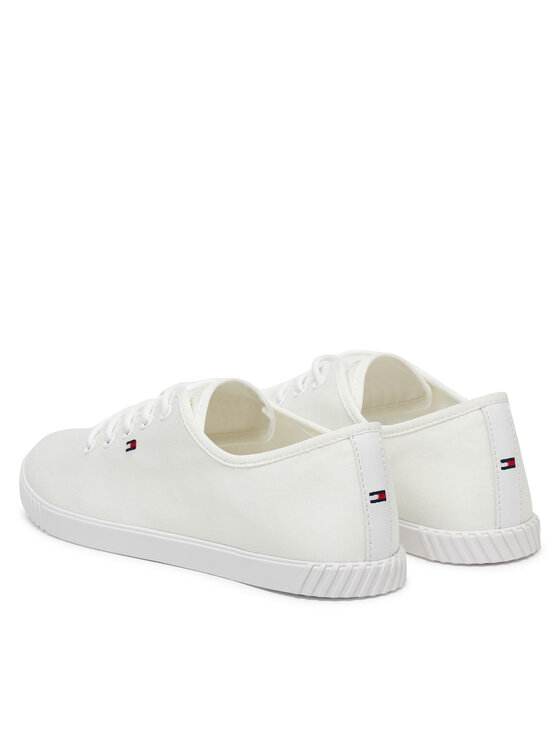Tommy Hilfiger Tommy Hilfiger Πάνινα παπούτσια FW0FW08641 Λευκό