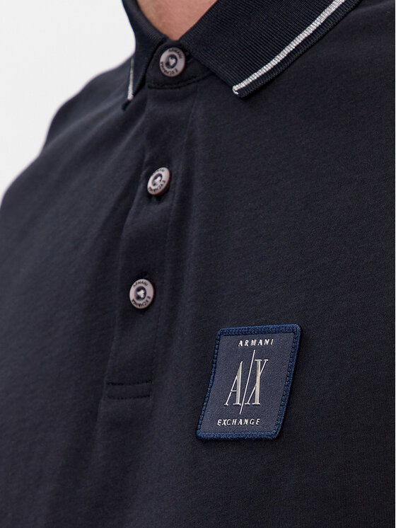 Armani Exchange Armani Exchange Polo 8NZFPQ ZJH4Z 1510 Tamnoplava Regular Fit